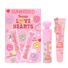 Sunkissed x Love Hearts Lip Duo Gift Set Cherry