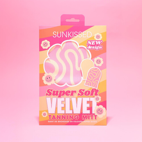 Sunkissed Soft Velvet Single Sided Tanning Mitt 2