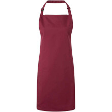 (One Size, Burgundy) Premier Unisex Adult Colours Full Apron