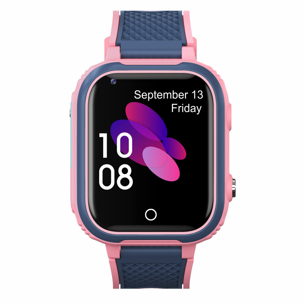 Lt21 4G Kids Smart Watch With 1.4" Screen, Waterproof, Gps, Sos, Camera Black/Blue 5031384548760