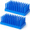 2 Pack  Plastic Test Tube Rack, 66 Columns, Drip Style Design, for Drying and Storing for Laboratory Scientific Lab 1