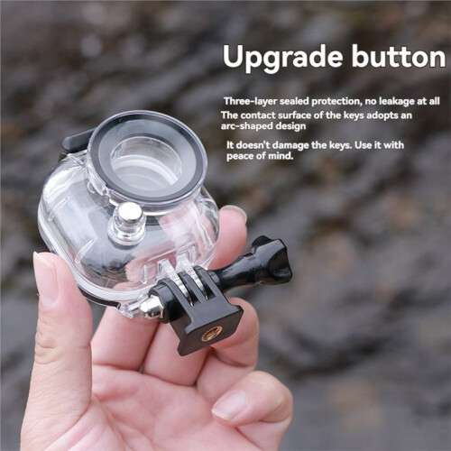 Waterproof Protective Case for  Go Ultra Action Camera Shockproof 50M Diving Shell for Small Cameras 1