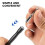 Capillary Action Panel Liner Pen for Scale Models, Ensures Fast-Drying & Easy Flow Into Panel Lines 6