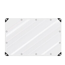 16 Mil Kippenhokhoezen voor de Winter, 6,6 X 10 Ft Dikke, Transparante Winterisolatie Vinylzeil voor Kippenren,