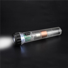 Self-Generated Transparent Emergency Fluorescent Torch Flashlight Hand-Cranked Charging Far-Pull Strong Magnet