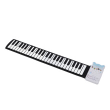 Piano enrollable de 49 teclas, 360mAh, silicona plegable