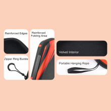 Large Capacity Table Tennis Paddle Case