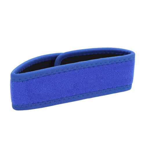 Sangle de compression pour tendon rotulien du genou bleu