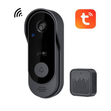 Videocamera con Campanello WiFi con Visione Notturna, Rilevamento del Movimento e Videochiamata Remota per Spioncino Della Porta di Casa e