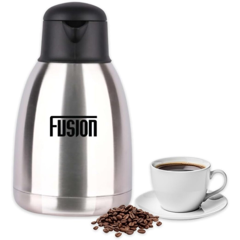 Fusion Food Care 2L Airpot Flask Stainless Steel Thermal Carafe