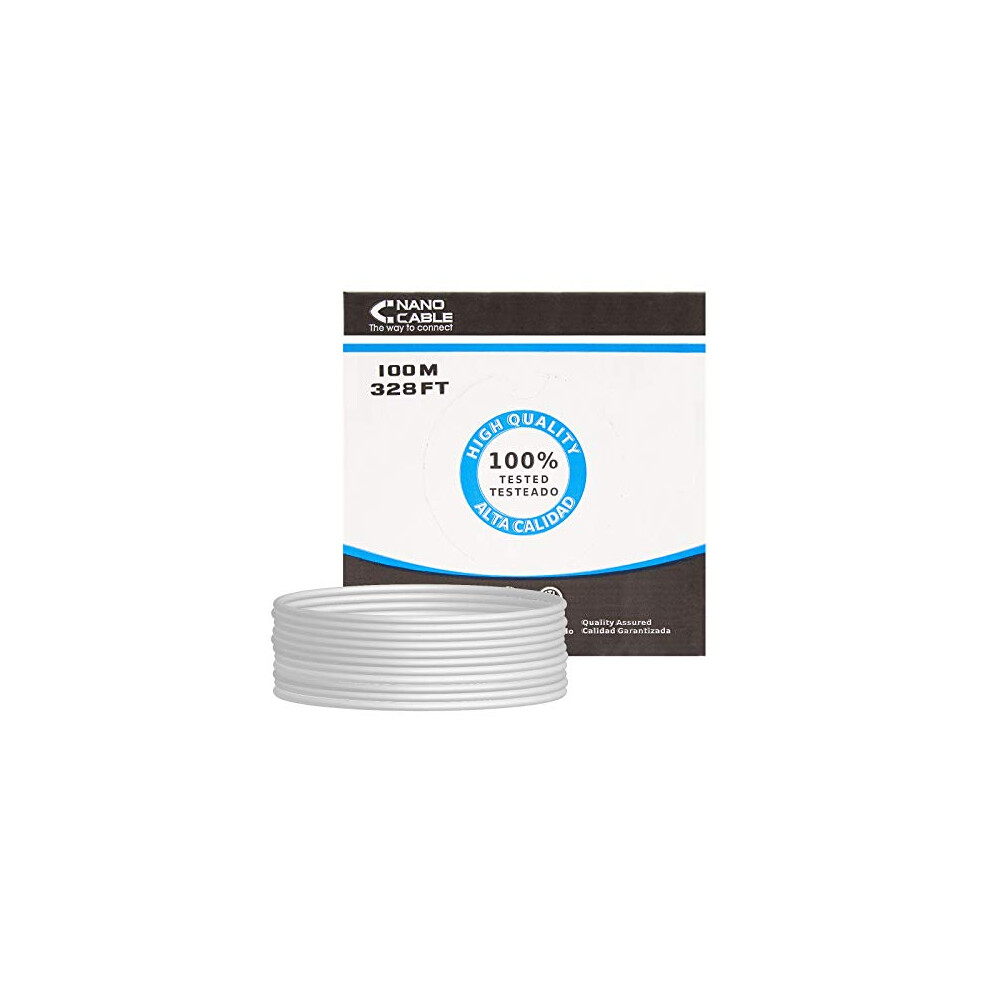 Monkey Ladder Rj45 Cat.5e Ftp Awg24 Flexible Ethernet Network Cable, Grey, 100Mts Coil
