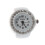 Vingerringhorloge Chique Wit Strass voor Dames 4