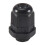 30 Pcs PG7 Waterproof Connector Gland Black for 4-7mm Diameter Cable 4