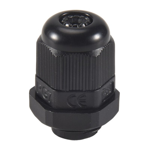 30 Pcs PG7 Waterproof Connector Gland Black for 4-7mm Diameter Cable 2