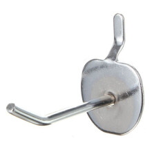 25 x Single Pegboard Slatwall Hooks Display Shop Prong Hanger 50mm