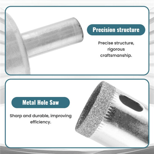 25mm Glass Ceramic Tile Hole Saw Drill Bit Cutter 2