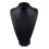 Black jewelry holder medium chain necklace bust display PU Display showcase 1