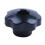 M8 x 50mm Diameter Thread Clamping Star Knob Black Replacement 2pcs 7