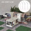 10 Pcs Modello LED Street Lamp Lighting Single  Train Layout Landscape 1: 100 9