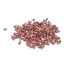 200 Stuks 5/64 X 1/8 Inch Ronde Kop Koperen Massieve Klinknagels