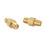 SMA Buchse zu Buchse Adapter RF Koax Stecker Gerade, Gold 2