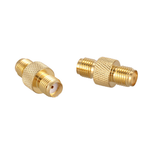 SMA Buchse zu Buchse Adapter RF Koax Stecker Gerade, Gold 1