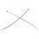 Cable Ties Cable Tie Wraps/Zip Ties - Black 200mm x 3mm 300pcs 3
