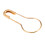 Gourd Crochets Épingles De Sûreté En Forme De Calebasse Swing Tag 100 Pcs Gold Tone 5