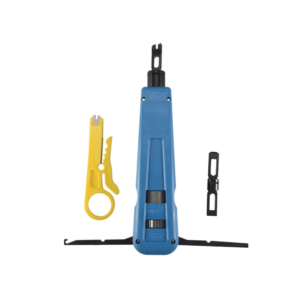 Punch Down Impact Tool With 110 And 66 Blades, Network Wire Cable Cat6/Cat5e Telephone Impact Terminal Insertion Tools 6032827892456