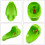1 x Fun Pot Children Frog-shaped urinal (green) 5
