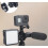 Triple Hot Shoe Mount Adapter Bracket Stand Holder for DSLR Camera for LED Video Microphone Flash Light,A 3