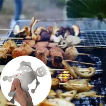 Bâton à RôTir, Bâtonnets de Hot-Dog en Acier Inoxydable pour Feu de Camp, Outils de Foyer Amusants pour le Camping, Outils de Barbecue Fantaisie