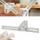 1 Pcs Multi-Functional Woodworking Ruler, Stainless Steel Woodworking Triangle Ruler, Premium Adjustable Protractor 5