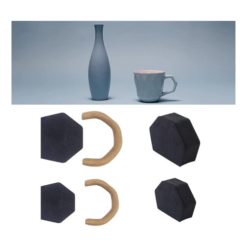 24 PCS Pottery Mug Handle Molds for Clay, Mug Handle Forms Clay Tool to Shape Pottery Mug Handle 2