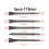 5Pcs/Lot Accessories Hard Steel Solid Long Air Chisel Impact  Support Pneumatic Tool for Cutting / Rusting Removal 9