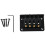 Hard Tail 4 String Guitar Bass Electric Ukulele Bridge Four-String Guitar  String Bridge Black 1