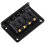 Hard Tail 4 String Guitar Bass Electric Ukulele Bridge Four-String Guitar  String Bridge Black 3