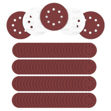 100 PCS 5 Inch 8 Holes Hook and Loop Sanding Disc Sandpaper, 20 Pcs Each of 600 800 1000 1500 2000 Grits Sand Paper for Random Track Sanders