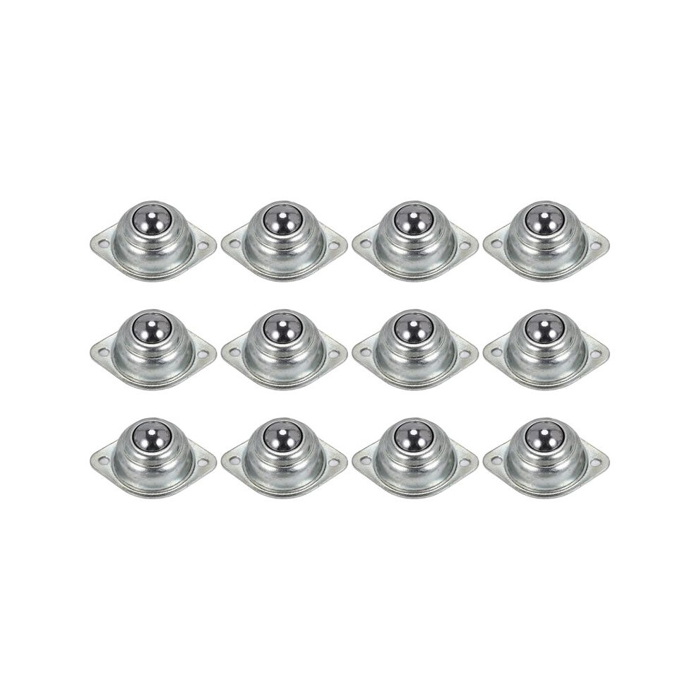 12 Pieces Cy-15A Transfers Universal Rotation Conveyor Wheel Caster Roller 5/8 Inch Bearings 4713631613421