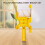 6Pcs Paint Edger Roller Brush Tools Portable Clean-Cut Brush for Home Wall Ceilings 2