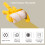 6Pcs Paint Edger Roller Brush Tools Portable Clean-Cut Brush for Home Wall Ceilings 6