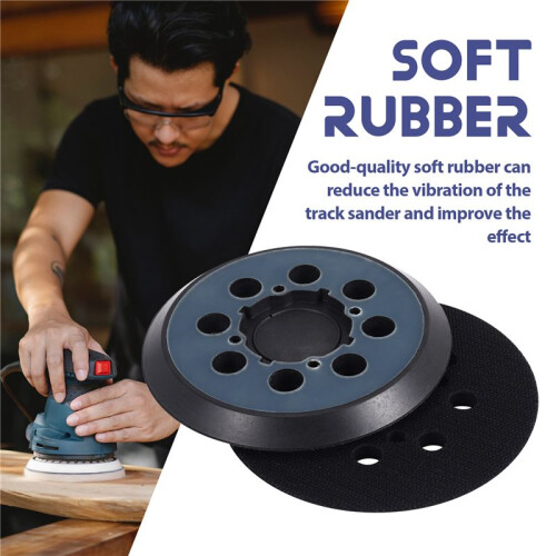 5-Inch Hook and Loop Metal Backing Replacement Pad-Suitable for  DWE6423/6423K DWE6421/6421K Random Orbital Sander 2