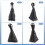 5 Speed Car Gear Shift Knob Boot Gear Shift Collars Dustproof Cover for   7 EC7 EC715 EC718 E7 7