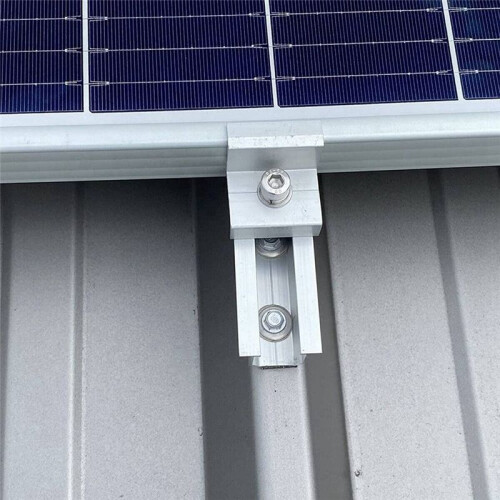 8 Pieces 35Mm Solar Panel Bracket Are Adjustable, Solar Mounting, Trapezoidal Sheet for Roof, RV, Bed, Camping 1