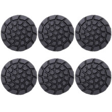 6 Peças Almofadas de polimento de piso de diamante Ligação de resina Diâmetro do piso de terrazzo 4 polegadas, 50 grãos