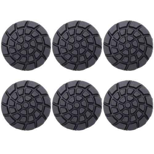 6 Peças Almofadas de polimento de piso de diamante Ligação de resina Diâmetro do piso de terrazzo 4 polegadas, 50 grãos