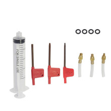 ZOOM Kit de Sangria de Freio HidráUlico para Sistema de Freio ZOOM, Kit de óLeo de Enchimento, Conjunto de Funil Ferramenta de Reparo de Bicicleta