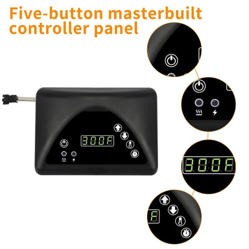 9907160014 Digital Control Panel Smoker Grill Compatible with Masterbuilt MB20071317/ 20071117/ 21071218 Top Controller 2