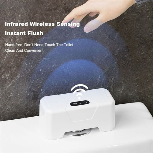 Automatic Toilet Flush Button Toilet  Sensor Flusher ExternalInfrared Rechargeable  Toilet Flushing Sensor 1