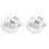 For  Nest WiFi Pro Wall Mounting Bracket Intelligent Speaker Wall Storage Bracket Base, 2 PCS 1